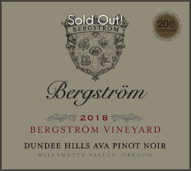 Product Image for 2018 Bergström Vineyard